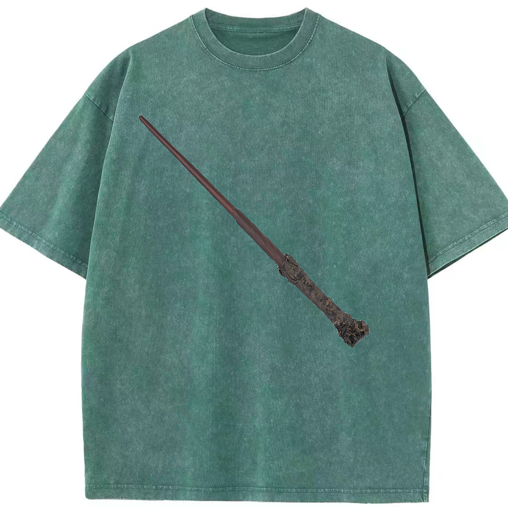 （画像用） Harry Potter ハリー・ポッターシリーズ 綿100% ヴィンテージ風 半袖Tシャツ（フロントプリント）